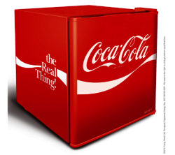 HUSKY  Coca Cola HUS-EL207 Mini Fridge - Red